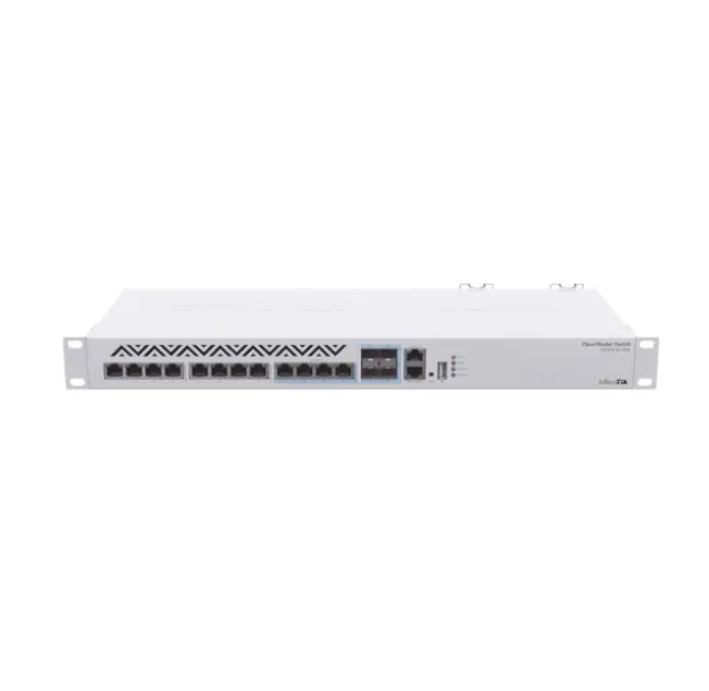 [CRS312-4C+8XG-RM] Cloud Router Switch 8 Puertos 10G RJ45, 4 compartidos RJ45/SFP+
