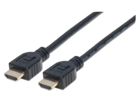 [353939] Cable HDMI para pared de 2m; HDMI Macho a Macho Calificado como CL3,Color Negro.